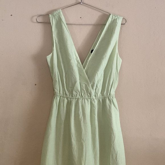 Banana Republic Cotton-TENCEL Maxi Dress, Honeydew SIZE XS - Picture 5 of 9